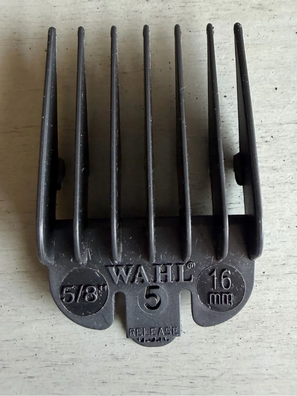 Wahl Hair Clipper Guide Comb Set of 10- 1/8